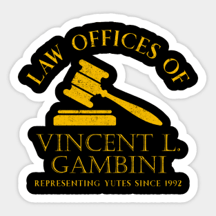 Vincent Gambini Law Offices Sticker